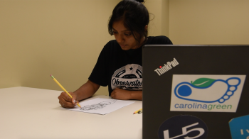 Student drawing.