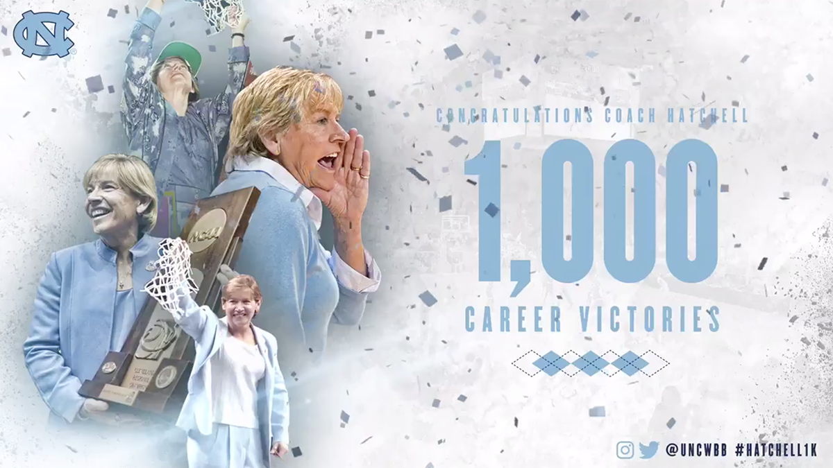 Sylvia Hatchell with text that reads