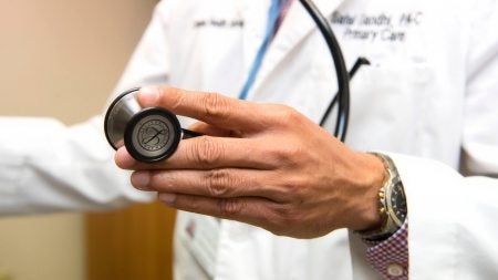 Doctor with stethoscope