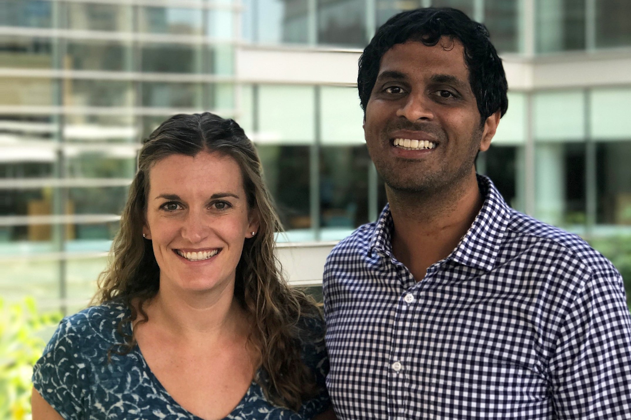 Dr. Kate Westmoreland and Dr. Satish Gopal