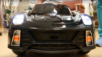 A remote control car.