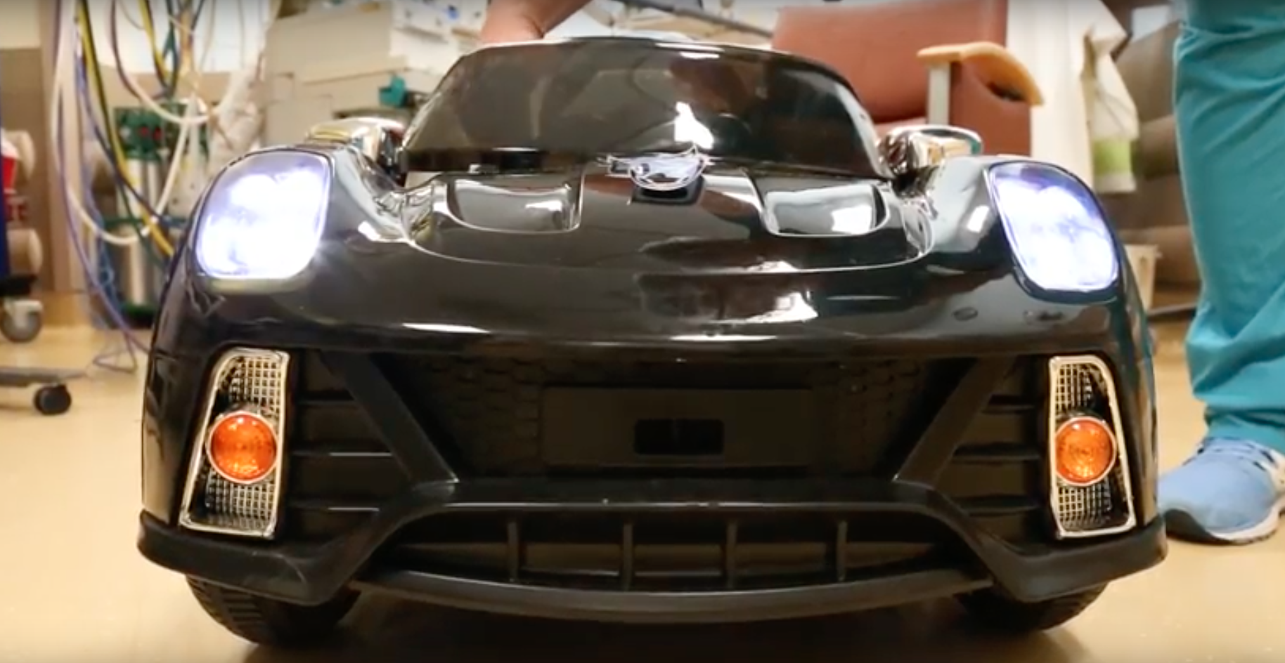 A remote control car.
