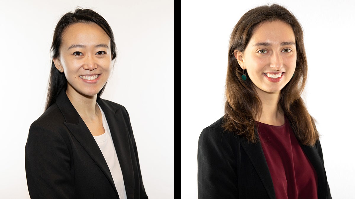 Alice Huang and Emily Venturi.