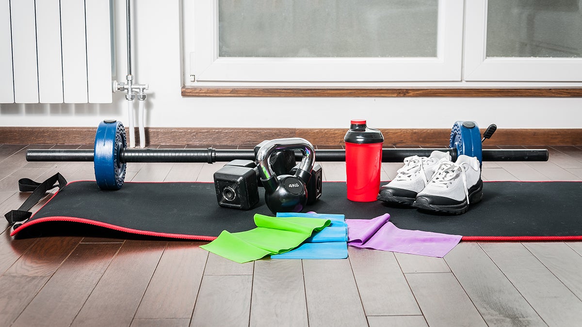 Exercise equipment.