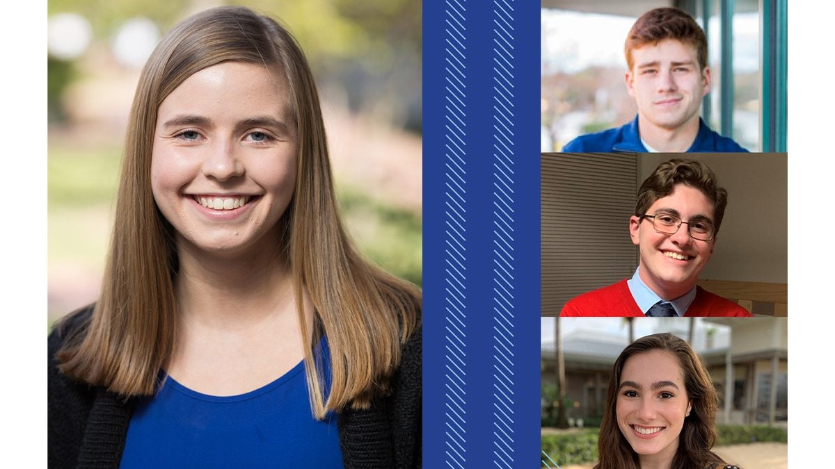 Four students from UNC Hussman