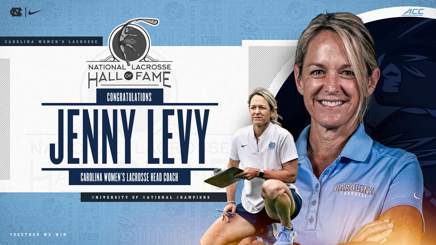 A photo of Jenny Levy coaching, with text that reads 