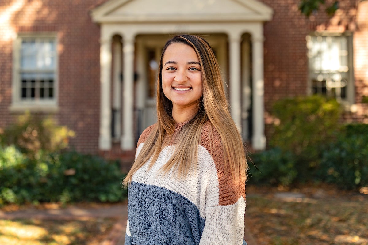 Kyla Locklear at the American Indian Center.