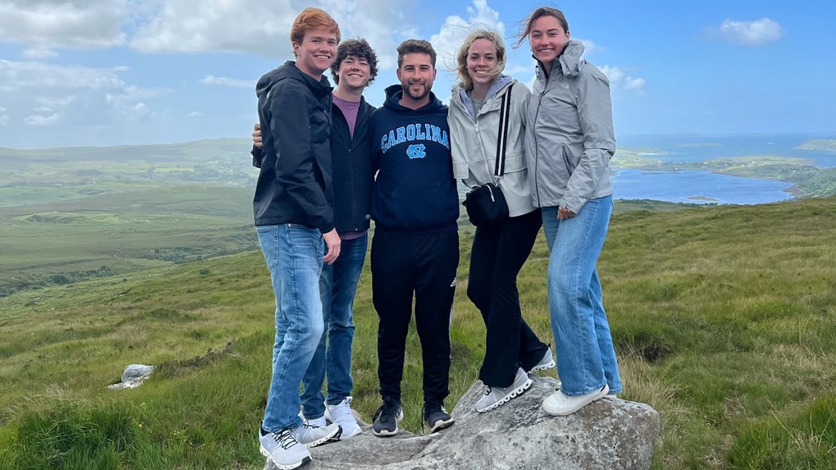 Students in UNC-Chapel Hill's Dublin study abroad program