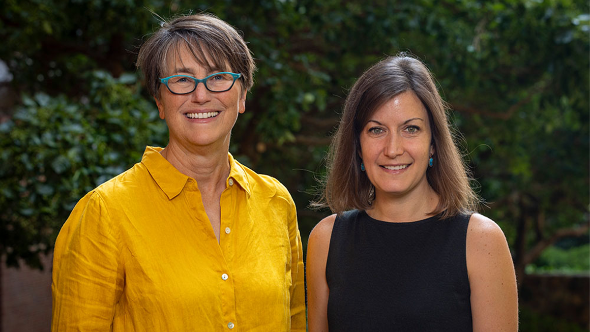 Barbara Fredrickson and Allison Lazard