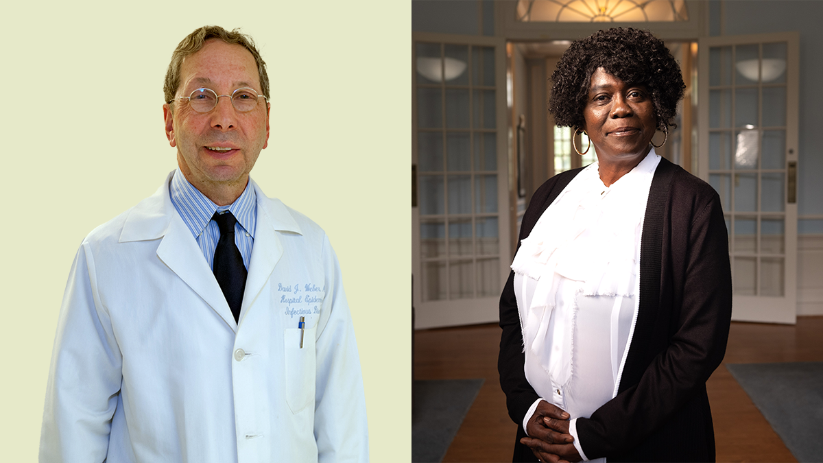 Two-image collage with portraits of Dr. David Weber and Robin Lee.