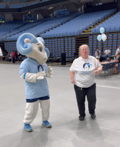 Arlene Medder dancing with RJ.