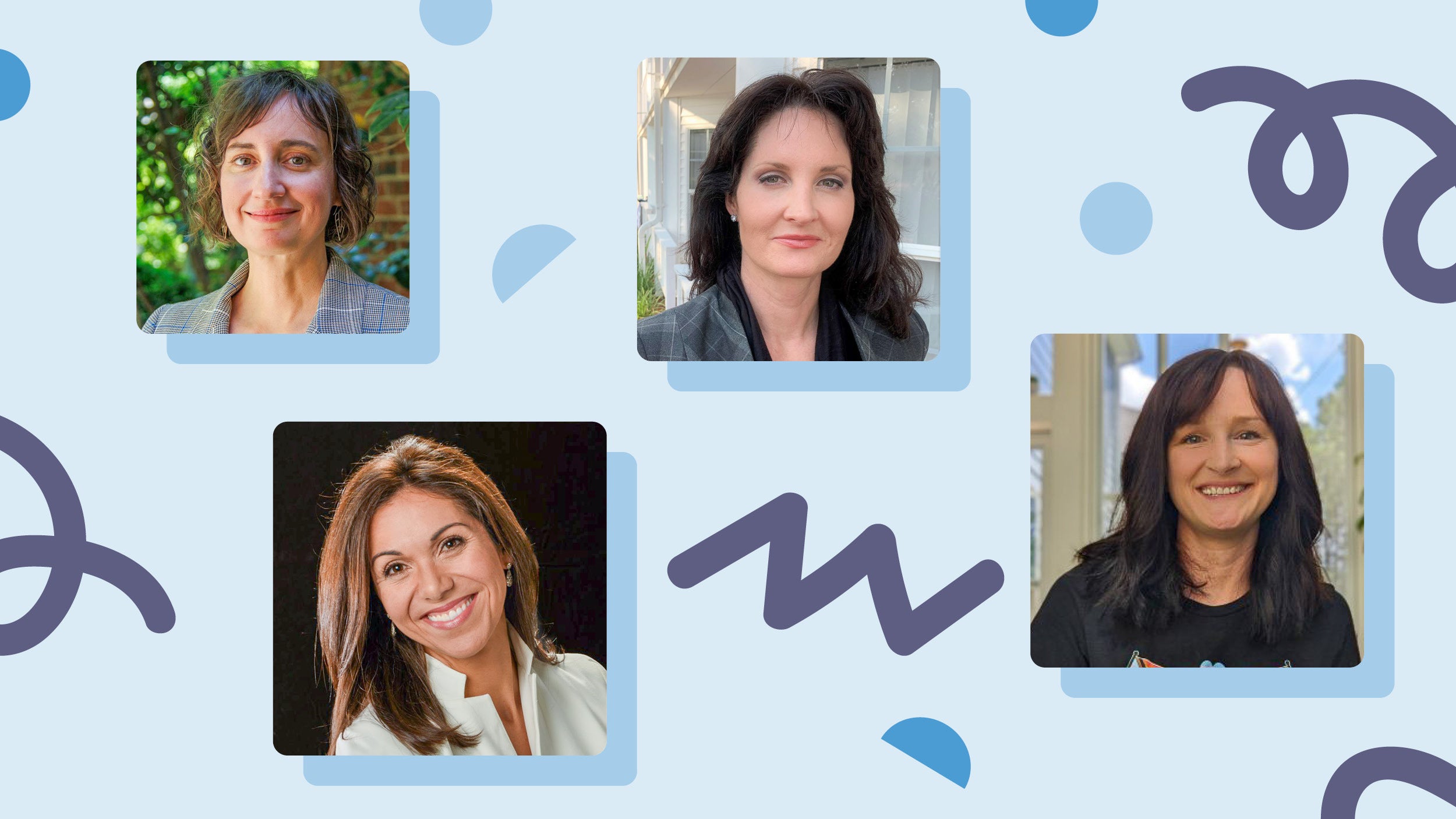 Collage image of headshots of Sarah Dempsey, Casey Rawson, Amanda Reid and Erianne Wright